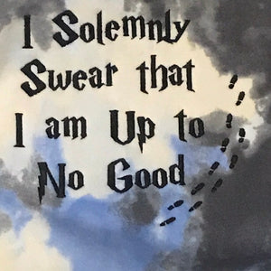 I solemnly swear - machine embroidery design