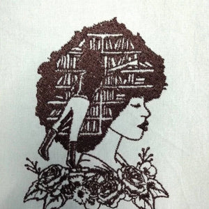 Book Girl With Flowers machine embroidery design