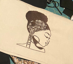 Tender Book Girl machine embroidery design
