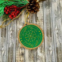 Load image into Gallery viewer, Christmas Decor Snap Tab Eyelet machine embroidery design